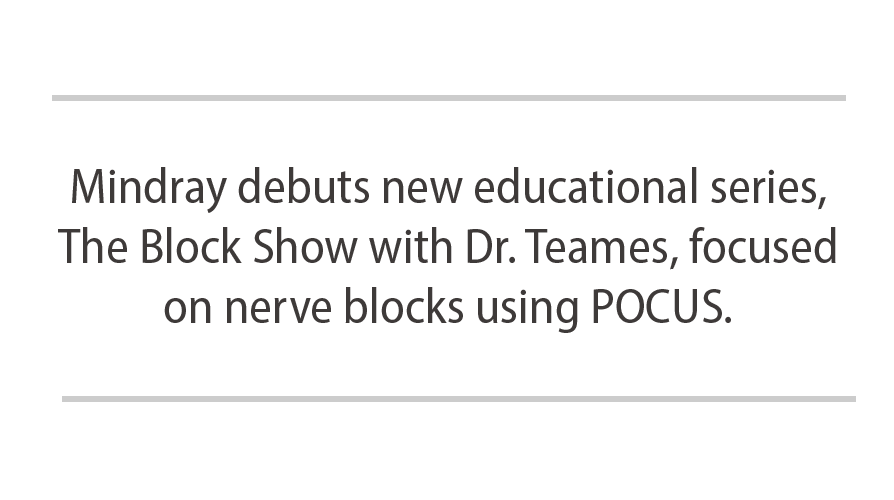 POCUS Nerve Block Training